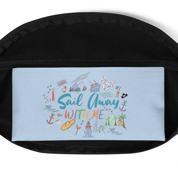 Disney Cruise Line Belt Bag Sail Away with Me Disney Cruise Sketch Fanny Pack