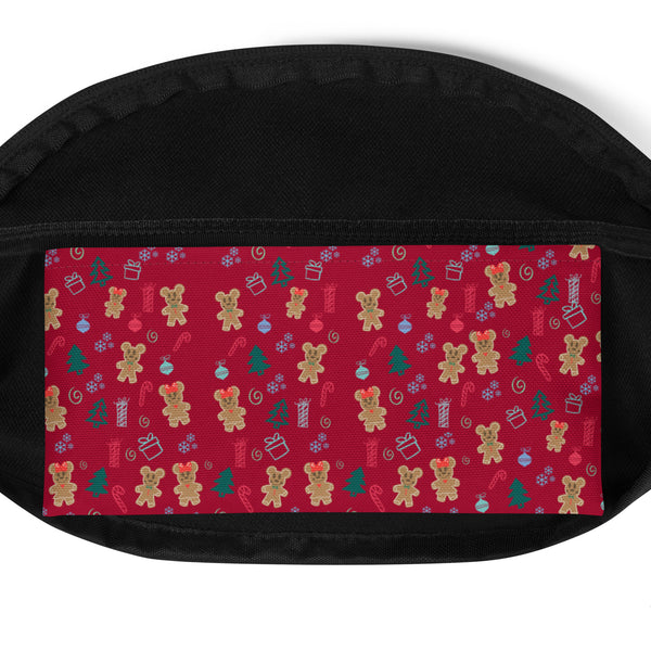Gingerbread Mickey and Minnie Belt Bag Disney Holiday Fanny Pack