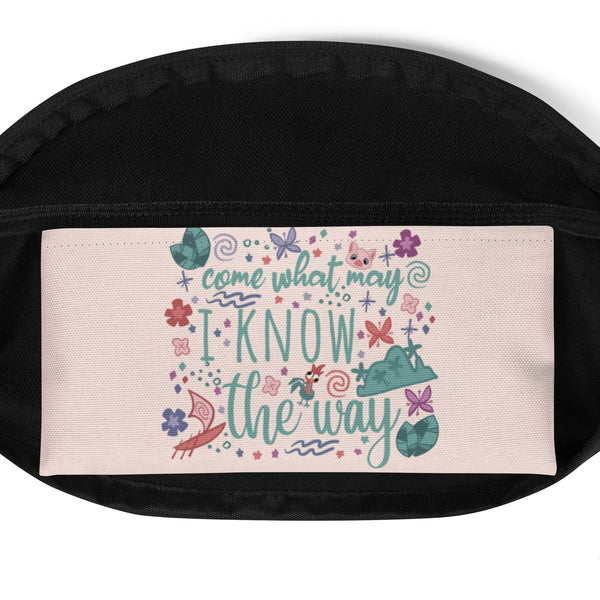 Moana Come What May Belt Bag I Know the Way Disney Princess Moana Fanny Pack