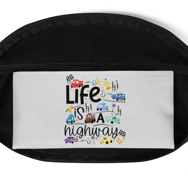 Cars Disney Belt Bag Life is a Highway Disney Pixar Fanny Pack