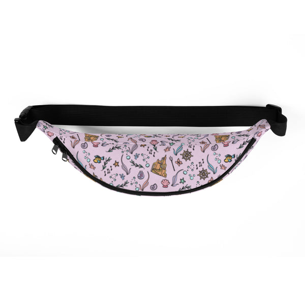 Little Mermaid Fanny Pack Disney Bag Mermaid Castle Flounder Seashell Belt Bag