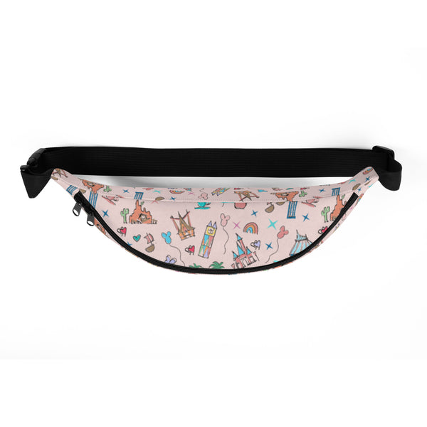 Disneyland Belt Bag California Dreamin' Disney Inspired Icon Fanny Pack