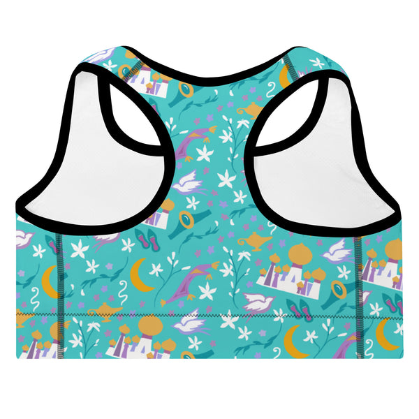Jasmine sports bra Disney Princess Half Marathon Disney Jasmine Padded Sports Bra