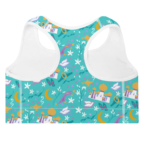 Jasmine sports bra Disney Princess Half Marathon Disney Jasmine Padded Sports Bra