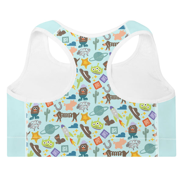 runDisney Toy Story sports bra Springtime Surprise To Infinity and Beyond running Padded Sports Bra