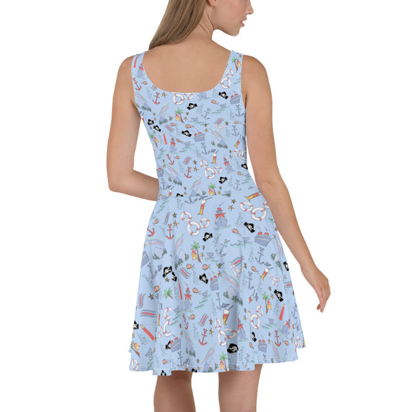 Disney Cruise Line Dress Disney Sketch DCL Skater Dress