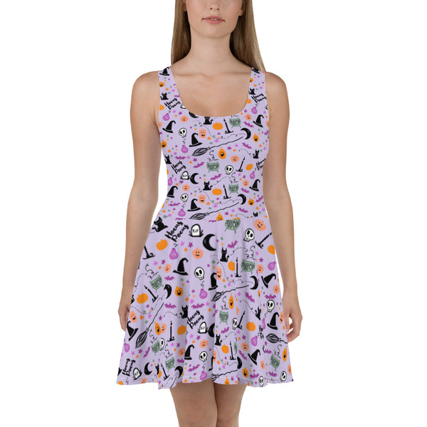 Hocus Pocus Halloween Dress Disney Sanderson Sisters Hocus Pocus Skater Dress