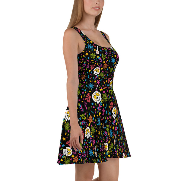 Coco Dress Disney Movie Seize Your Moment Day of the Dead Skater Dress