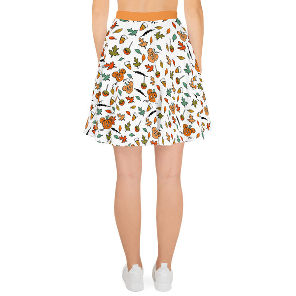 Mickey Pumpkin Halloween Skirt Disney Halloween Boo to You Skirt