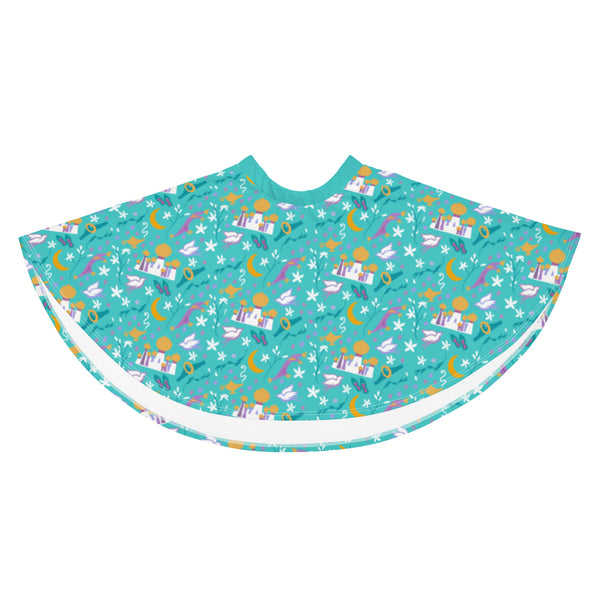 Jasmine Shining Shimmering Skirt Aladdin Disney Princess Jasmine Skater Skirt