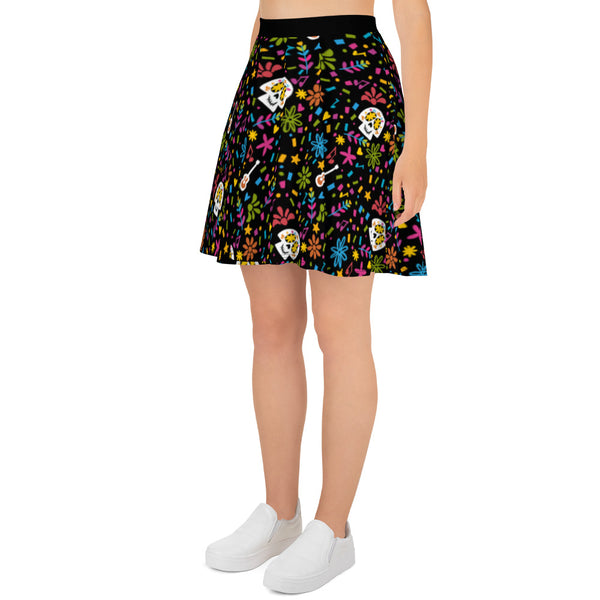 Coco Skater Skirt Disney Skirt Seize Your Moment Day of the Dead Coco Skater Skirt