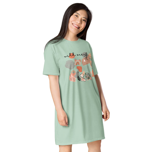 Boho Disney Animal Kingdom Wild One T-shirt dress