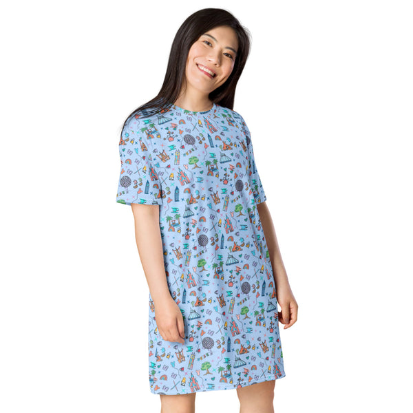 Disney Icons Dress Walt Disney World T-shirt dress