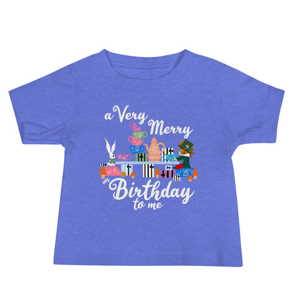 Disney Birthday Baby T-Shirt Alice in Wonderland A Very Merry un Birthday To Me Baby T-Shirt