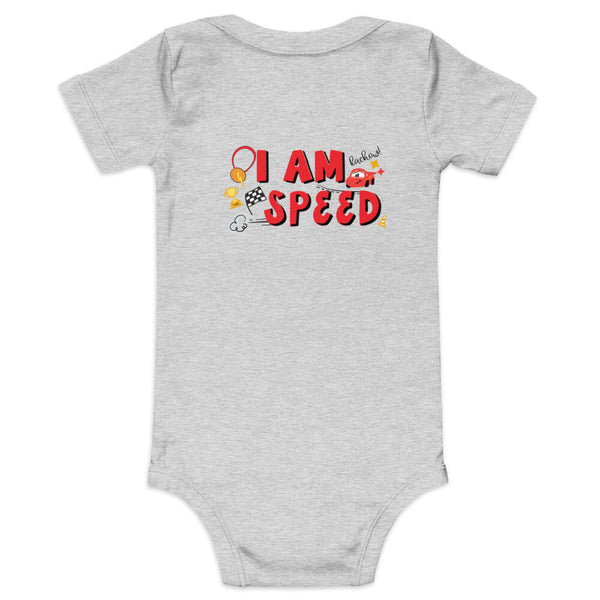 runDisney Cars Onesie back print only I Am Speed Springtime Surprise Disney running  Baby short sleeve one piece