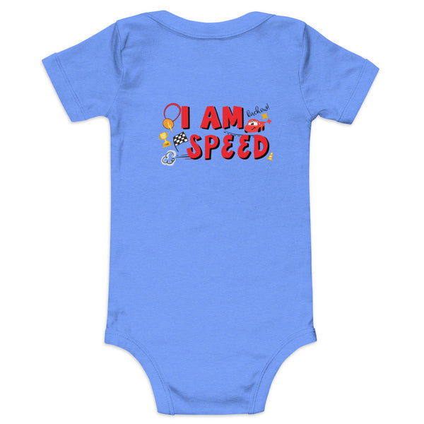 runDisney Cars Onesie back print only I Am Speed Springtime Surprise Disney running  Baby short sleeve one piece
