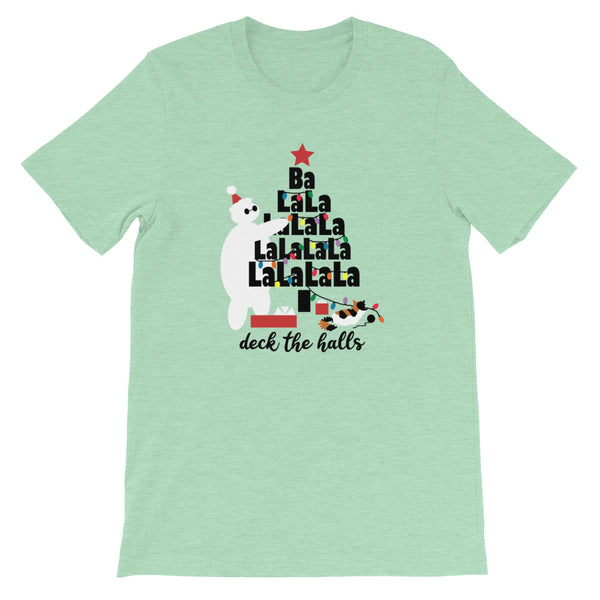 Baymax Disney Christmas T-Shirt. Christmas Tree with Furry Baby
