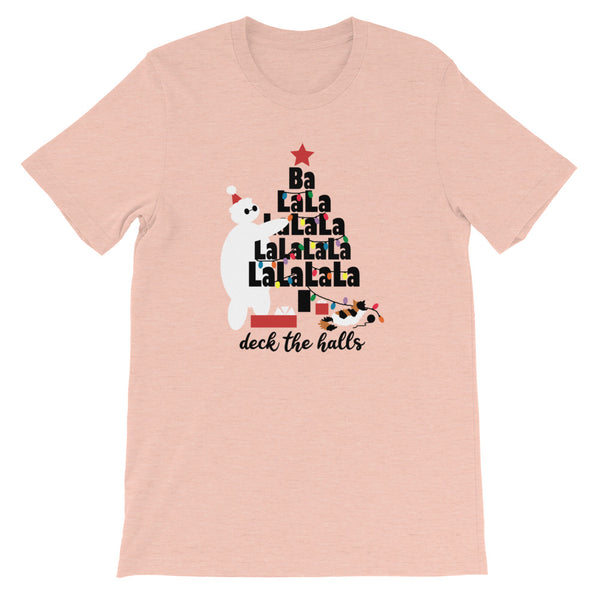 Baymax Disney Christmas T-Shirt. Christmas Tree with Furry Baby