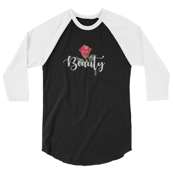 Beauty Enchanted Rose Belle Beauty and The Beast Raglan