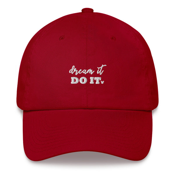 Dream it Do it Hat Walt Disney Quote Disney Hat Disney Dad Hat