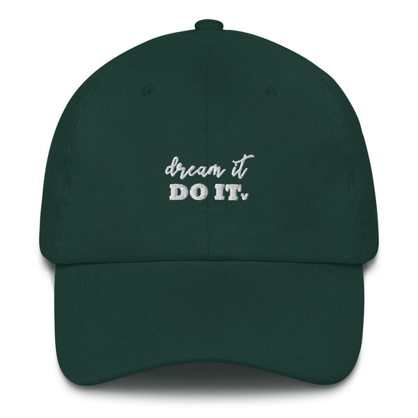Dream it Do it Hat Walt Disney Quote Disney Hat Disney Dad Hat