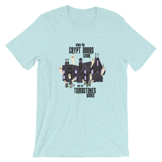 Disney Haunted Mansion Grim Grinning Ghosts Short-Sleeve Unisex T-Shirt