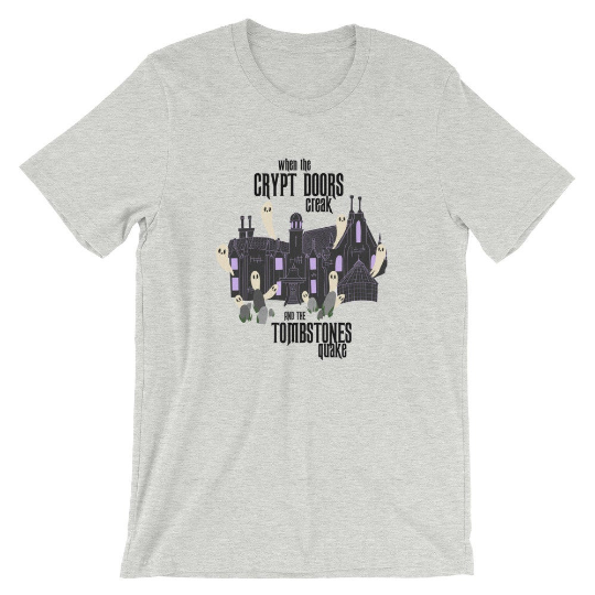 Disney Haunted Mansion Grim Grinning Ghosts Short-Sleeve Unisex T-Shirt