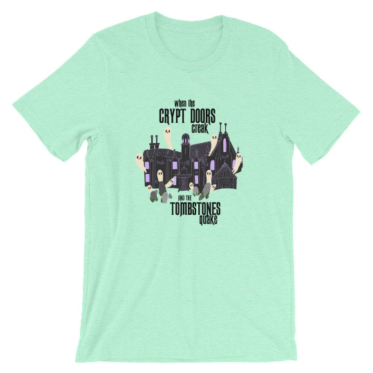 Disney Haunted Mansion Grim Grinning Ghosts Short-Sleeve Unisex T-Shirt