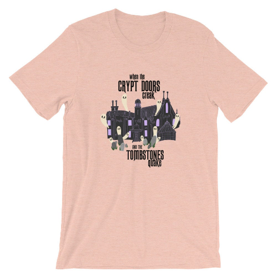 Disney Haunted Mansion Grim Grinning Ghosts Short-Sleeve Unisex T-Shirt