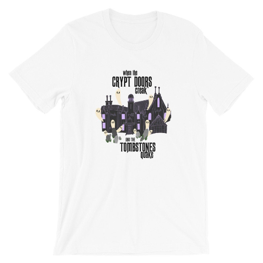 Disney Haunted Mansion Grim Grinning Ghosts Short-Sleeve Unisex T-Shirt