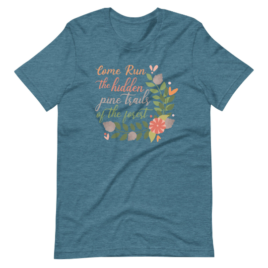 Pocahontas Disney Shirt Come Run the Hidden Pine Trails runDisney Pocahontas T-shirt