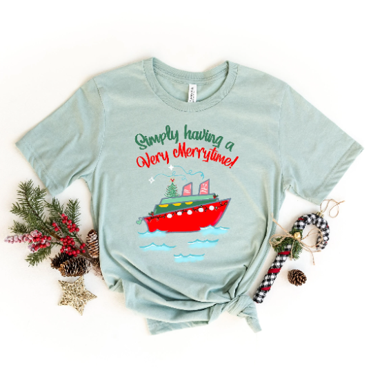 Very Merrytime T-Shirt Disney Cruise DCL Disney Christmas  Cruise Unisex T-Shirt