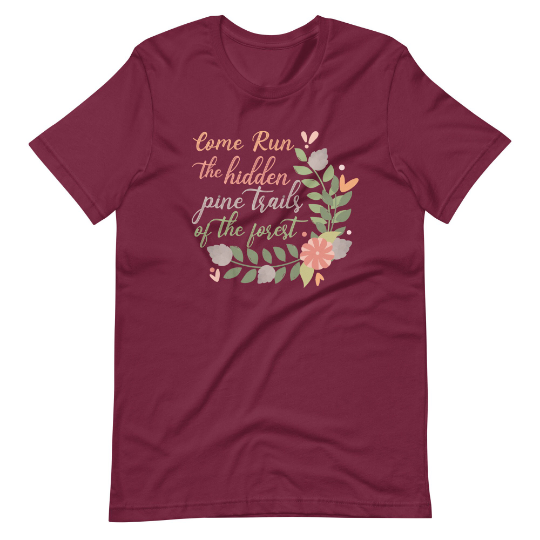 Pocahontas Disney Shirt Come Run the Hidden Pine Trails runDisney Pocahontas T-shirt