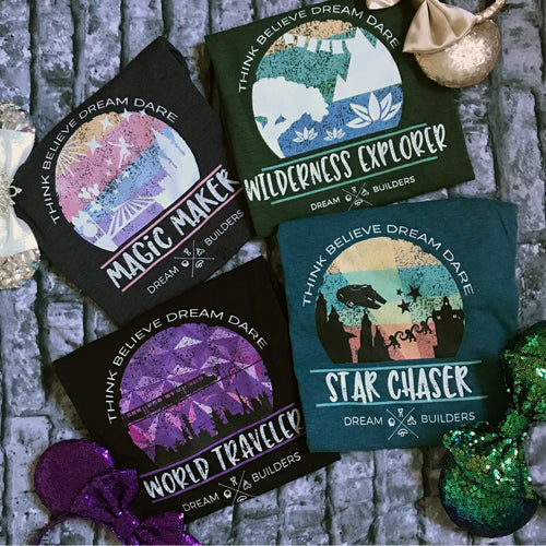 Dream Builders Animal Kingdom T-Shirt, Walt Disney World Disney Wilderness Explorer T-shirt