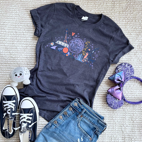 EPCOT T-Shirt Disney Parks Shirt Spaceship Earth Disney World Epcot T-Shirt