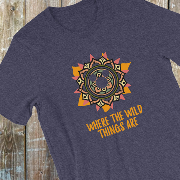 Where the Wild Things Are Animal Kingdom Shirt Mickey Mandala Disney T-Shirt