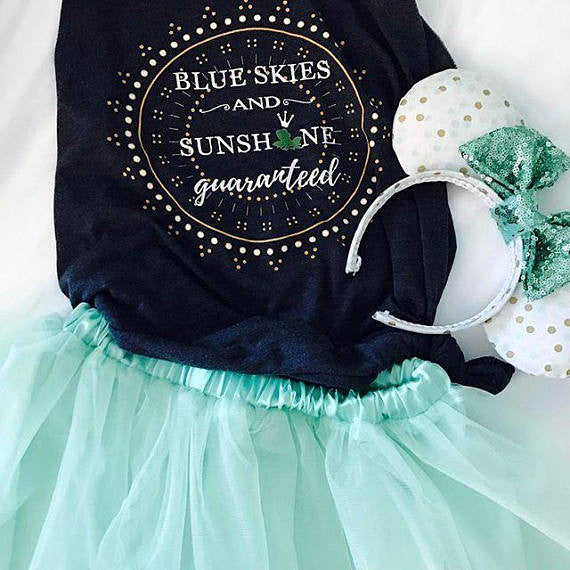 Blue Skies and Sunshine Guaranteed Disney Tiana Tank TopThe Princess and the Frog