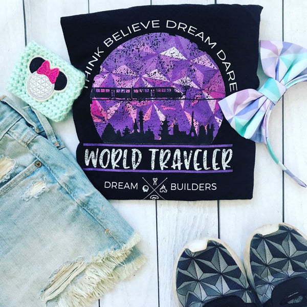 Dream Builders EPCOT T-Shirt Walt Disney World Disney World Traveler Epcot T-shirt