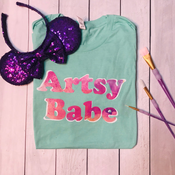 Festival of the Arts Epcot Artsy Babe Shirt Short-Sleeve Unisex T-Shirt