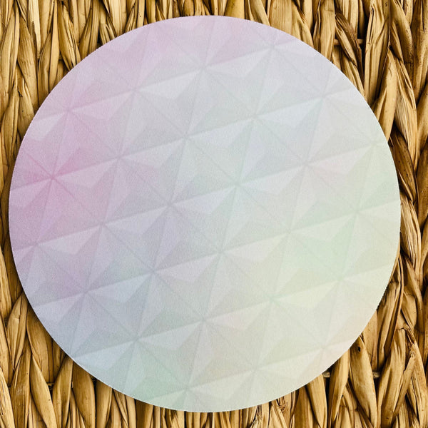 Epcot Pastel Spaceship Earth Disney Walt Disney World Mouse Pad Mousepad