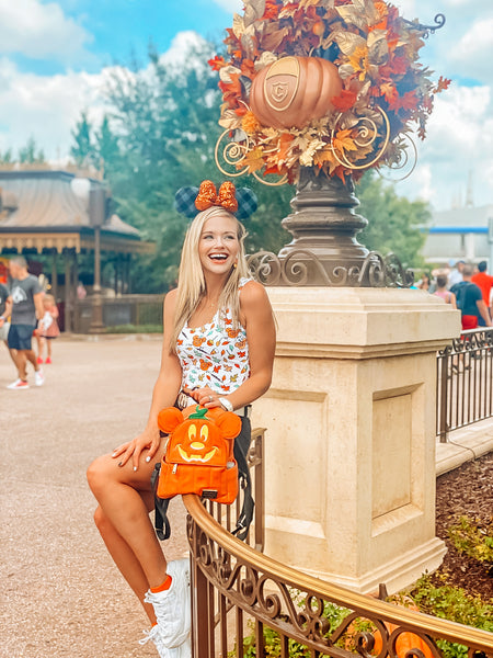 Mickey Pumpkin Halloween Crop Top Disney Halloween Boo to You Crop Top