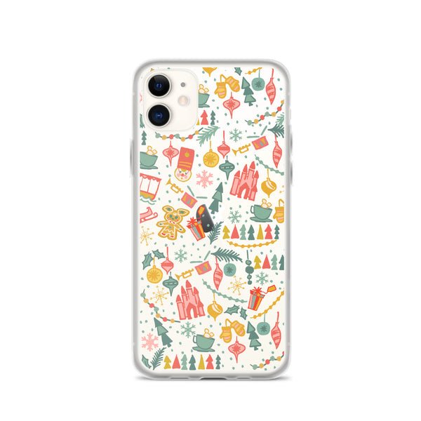 Disney Christmas List iPhone Case Disney Phone Case Disney at Christmas iPhone Case