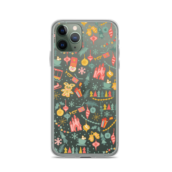 Disney Christmas List iPhone Case Disney Phone Case Disney at Christmas iPhone Case