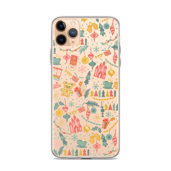 Disney Christmas List iPhone Case Disney Phone Case Disney at Christmas iPhone Case