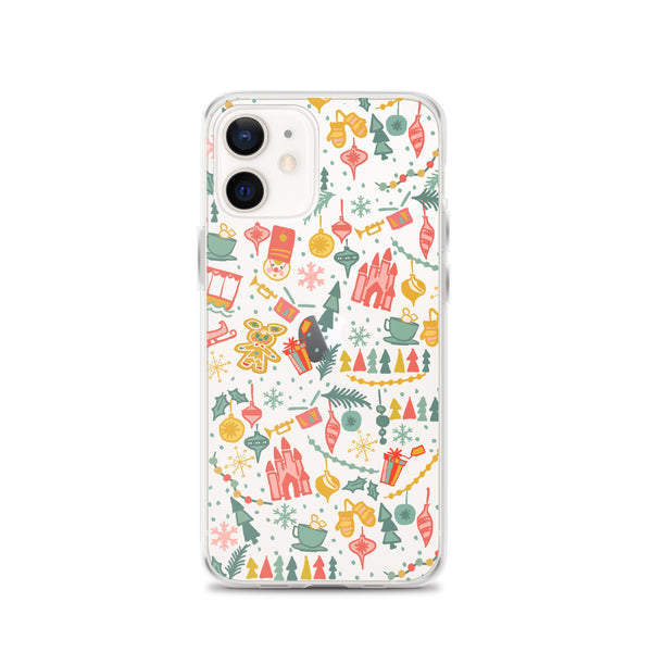 Disney Christmas List iPhone Case Disney Phone Case Disney at Christmas iPhone Case