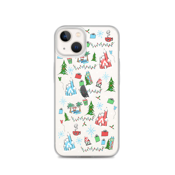 Disney Christmas iPhone Oh What Fun at Disney for the Holidays Disney iPhone Case