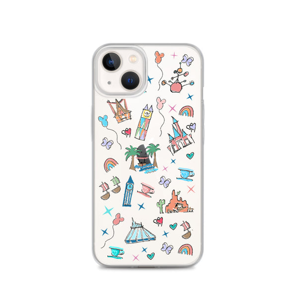 Disneyland iPhone Case California Dreamin'  Disney Inspired Icon iPhone Case