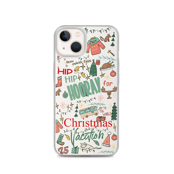Christmas Vacation iPhone Case Hip Hip Hooray for Christmas Vacation Griswold Family Christmas iPhone Case