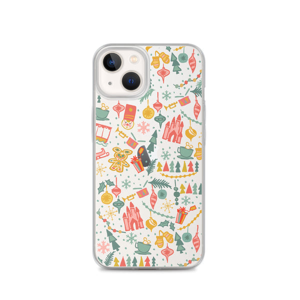Disney Christmas List iPhone Case Disney Phone Case Disney at Christmas iPhone Case