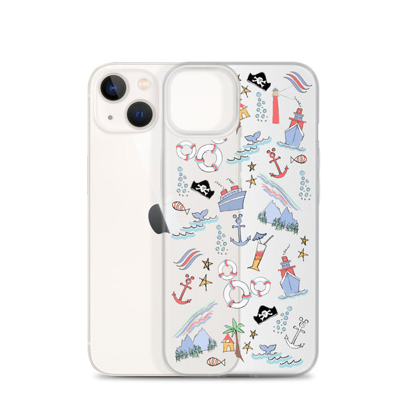 Disney Cruise Line iPhone Case Sail Away with Me Disney Cruise Sketch Disney iPhone Case